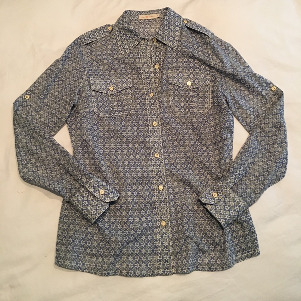 Tory Burch Button Down Top